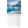 Magie des Lichts 2024, Wandkalender / Broschürenkalender im Hochformat aufgeklappt 30x60 cm - Geschenk-Kalender mit Monatsk