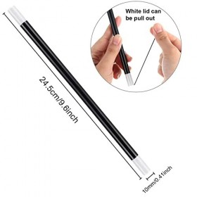 15 Pièce Baguettes de Magicien, Magicien Noir et Blanc Bâtons, Party Wand Jouet Joke Enfants Magique Prop Fun Baguette Magiqu