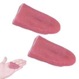 KARELLS Fausse Langue,Langue de Simulation dhalloween,Langue Réaliste,Magique Trick Farce Langue,Langue Artificiels Horrible