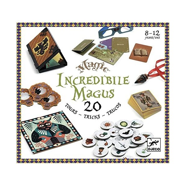 DJECO- Magia Incredibile Magus Jeux de Magie et Accessoires, 39963, Multicolore