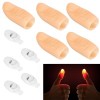 Doigt Magique Pouce Magic Pouce Lumineux Magie 5 Pièces Magic Thumb Light Faux Doigt pour Magie, Accessoires de Bar, Fournitu