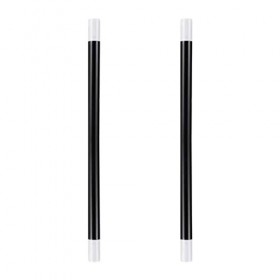 Baguettes Magicien, Baguettes Magicien Noir, Baguettes Magicien Plastique, Magicien Noir et Blanc Bâtons, Rétractable, Jouets