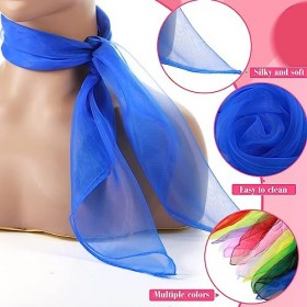 CUHZA 10pcs Foulard Jonglage, Foulards de Danse, Écharpes De Jonglage, pour Magie Jonglage Spectacle Draps de Gymnastique Spe