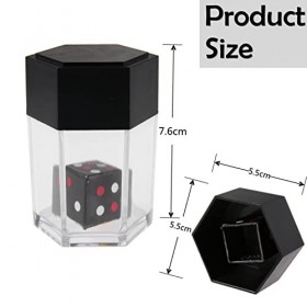 Yetaha Lot de 2 mini dés dexplosion, mini dés colorés en gros plan, jouet pour enfants, cadeau pour fête