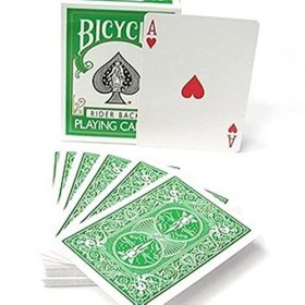 Jeu Bicycle à Dos Vert