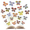 Papillon Volant Magique, 20 Pièces, Papillon Volant Surprise, Jouet élastique Papillon, Flying Butterfly Carte, pour Cadeaux,