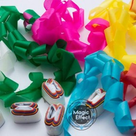 Mouth Coils Ruban à la bouche Multicolore 