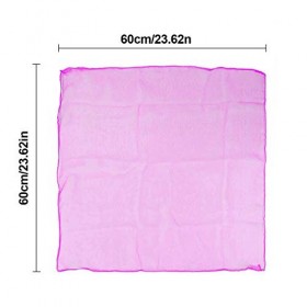 Cozlly 15pcs Foulard de Jonglage pour Enfant,Foulards de Danse Carré Colorées,Foulard Sensoriel Bebe,Écharpes De Jonglage, Éc