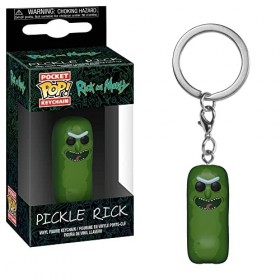 Funko Pocket Pop! Keychain: Rick & Morty: Pickle Rick Morty - Rick and Morty - Mini-Figurine en Vinyle à Collectionner Porte-