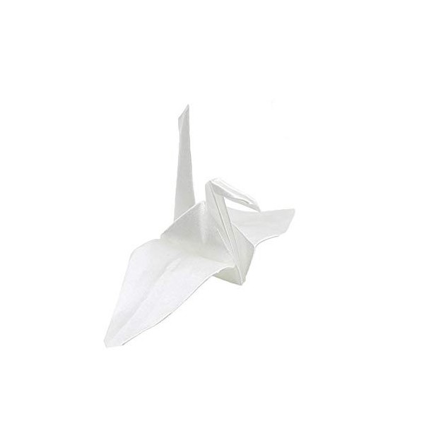 ZQION Origamagic – Foulards pour tour de magie à la grue en papier, accessoire amusant de magie blanc 