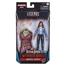 Marvel Hasbro Legends Series Doctor Strange in The Multiverse of Madness, Figurine America Chavez MCU de 15 cm, 2&nbsp;Accessoires