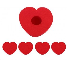 通用 [Accessoires magiques] Lot de 5 pièces de magie en éponge en forme de cœur avec boules damour pour la Saint-Valentin ou l