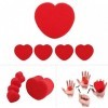 通用 [Accessoires magiques] Lot de 5 pièces de magie en éponge en forme de cœur avec boules damour pour la Saint-Valentin ou l