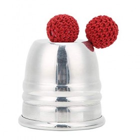 Semiter Semiterw36coeyx7r3975 Balle magnétique daccessoires de Magie, Tasse en Aluminium de Tours de Magie, 1 pièces complèt