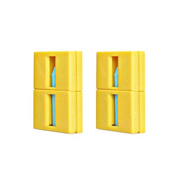 TOYANDONA 2Pcs Crayon Cassé Restaurer des Tours de Magie Crayon à Être Retourné Les Accessoires Magiques Jaune 