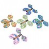 Tiardey 20PCS Papillons Volants Magique Papillon Volant 10 Styles Papillon Décoration Anniversaire pour Mariage Décoration de