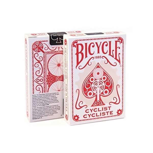 Bicycle Cyclist Red Poker Playing Cards