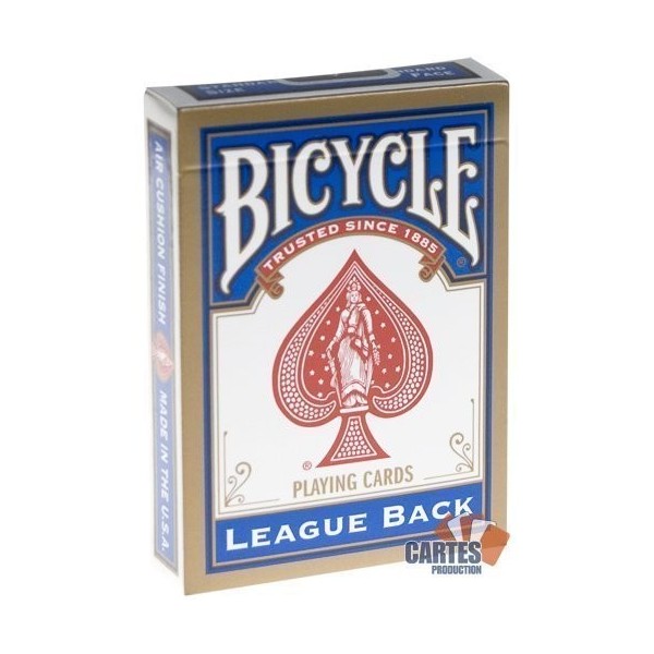 USPCC Bicycle League Back Bleu 