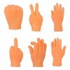 Tiardey 6PCS Tiny Hands Finger Hands Middle Finger Gifts Rock-Paper-Scissors Yeah Fist-OK Tiktok Toys