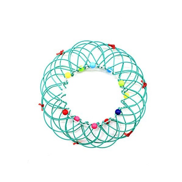 Le jouet de panier de fleurs magique soulage le stress, la lumière en métal et lanneau en acier doux, le cerceau magique, les