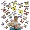 MIVAIUN 30PCS Magiques Papillons Volants Magic Butterfly Card Jouets Papillons Magiques Jouet à Remonter Papillon pour Cadeau