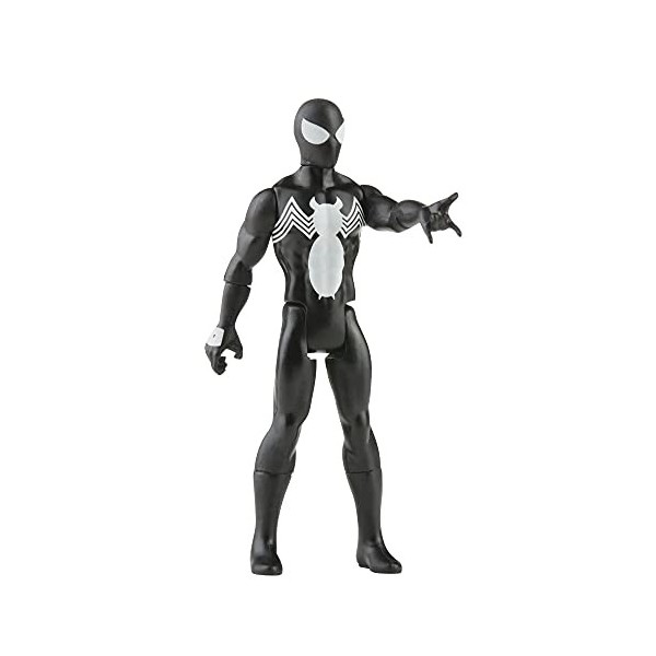 Marvel Hasbro Legends Series Retro 375, Figurine de Collection rétro Symbiote Spider-Man de 9,5 cm