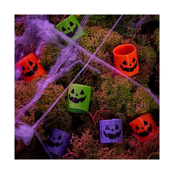 THE TWIDDLERS 36 Mini Jouets à Ressort Slinky Halloween pour Enfants, Garçons & Filles - Sacs de Fête, Trick Or Treat, Cadeau