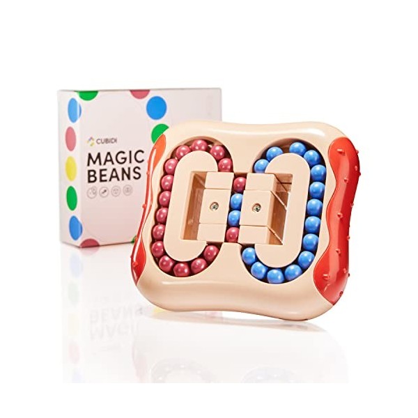 CUBIDI® Original Magic Bean - Bleu, double | Jeu de boutons passionnant pour enfants et adultes, garçons et filles à partir d