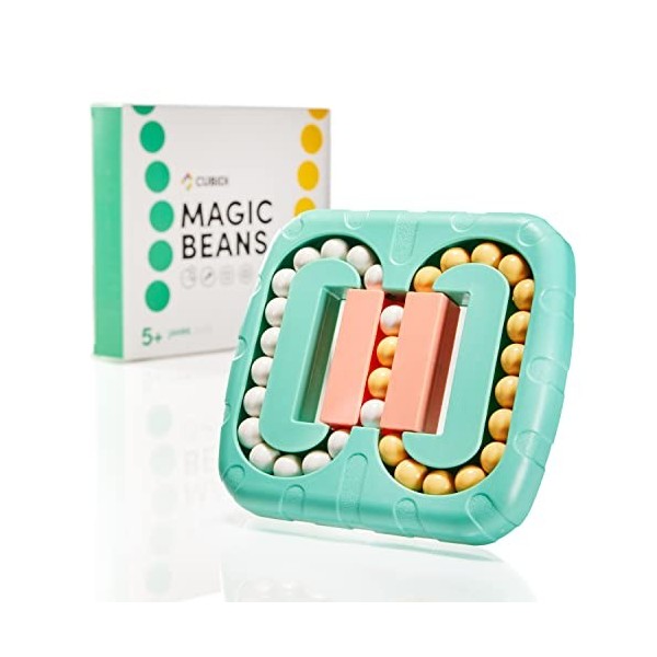 CUBIDI® Original Magic Bean - Bleu, double | Jeu de boutons passionnant pour enfants et adultes, garçons et filles à partir d