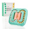 CUBIDI® Original Magic Bean - Bleu, double | Jeu de boutons passionnant pour enfants et adultes, garçons et filles à partir d