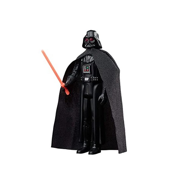 Star Wars Hasbro Retro Collection, Figurine Dark Vador The Dark Time de 9,5 cm, Obi-Wan Kenobi, pour Enfants F5771