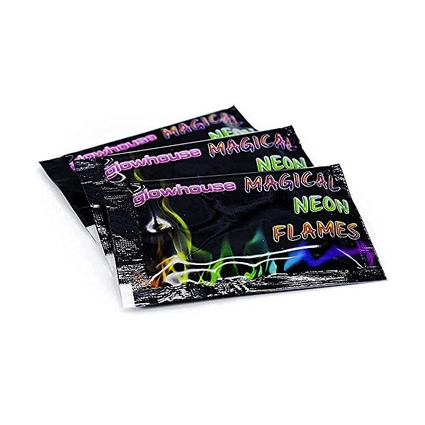 The Glowhouse Neon Flames Fire Magic Colorant 10 Pack 