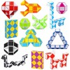 Lot de 12 - 24 blocs de serpents magiques pour enfants - Jouet magique - Cadeau danniversaire denfant - Jouet pour enfants 