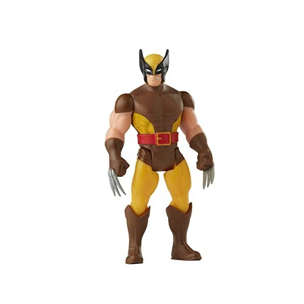 Marvel Hasbro Legends Series Retro 375 Collection, Figurine Wolverine de 9,5 cm F3810 Multicolore