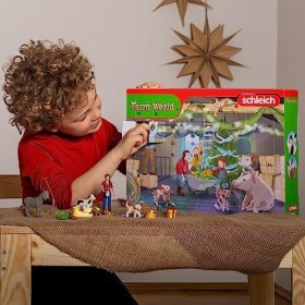 Schleich 98983 Calendrier de LAvent Farm World 2023, dès 3 Ans, Farm World - Coffret, 24 Pièces
