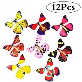 Papillon Volant, 12 Pièces Carte de Papillon Volant Magique, Papillon Magique, Papillon Surprise, Adapté aux Cadeaux,Dannive