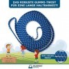 HELDENGUT® Corde à sauter pour filles - Jeu dextérieur pour enfants comme jouet de jardin et pour la rentrée scolaire dans l