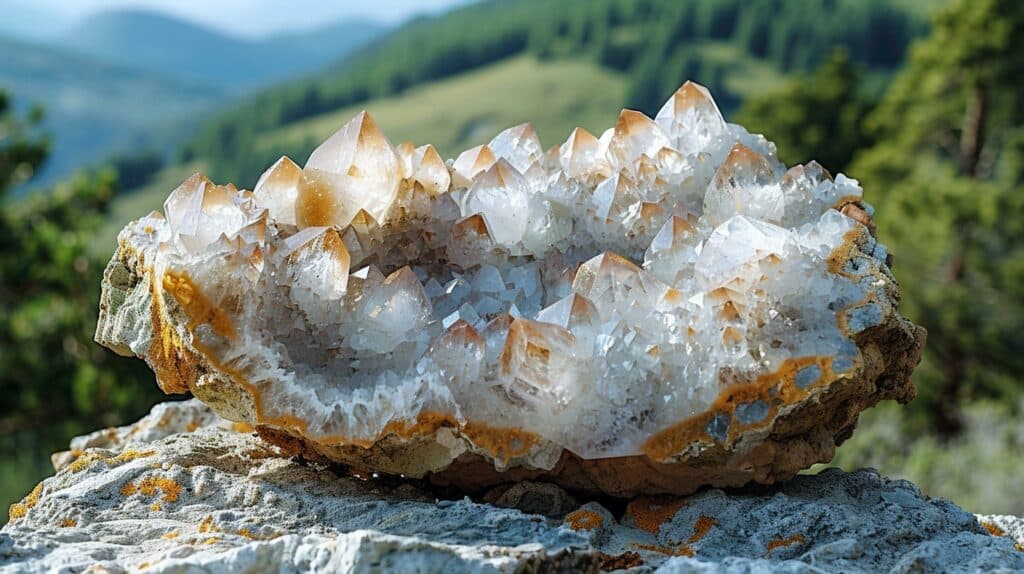 La dolomite est naturellement riche en magnésium et calcium.