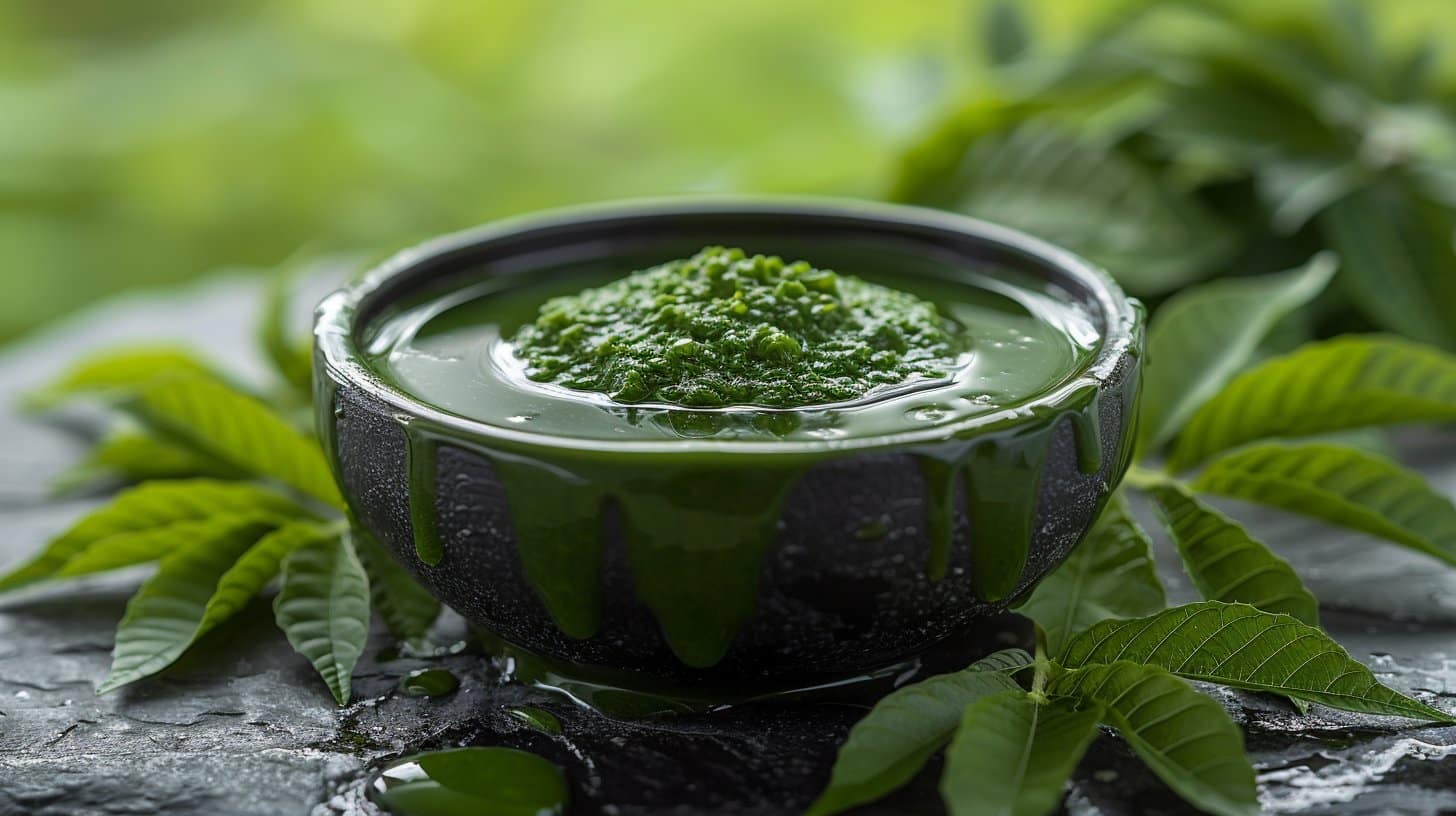 Le Neem, puissant détox favorise la croissance des cheveux et rajeunit la peau.