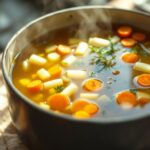 Astuce simple pour un bouillon de pot-au-feu clair et léger